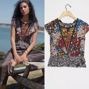 Bhanuni by Jyoti x Anthropologie Neda Beaded Blouse